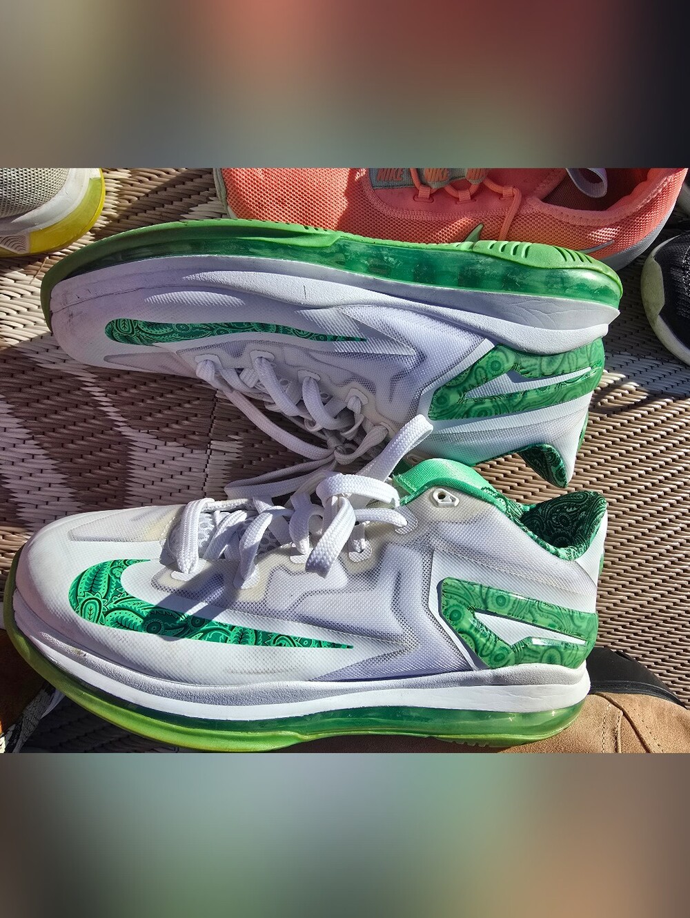 Womans Nike Lebron 11 Low Easter Sneakers